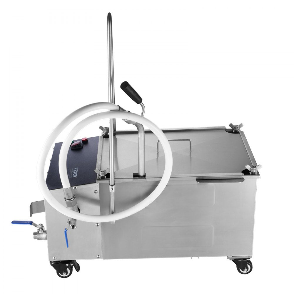LYC-38L - 38L VEVOR Mobile Fryer Filter for Clean Cooking Oil