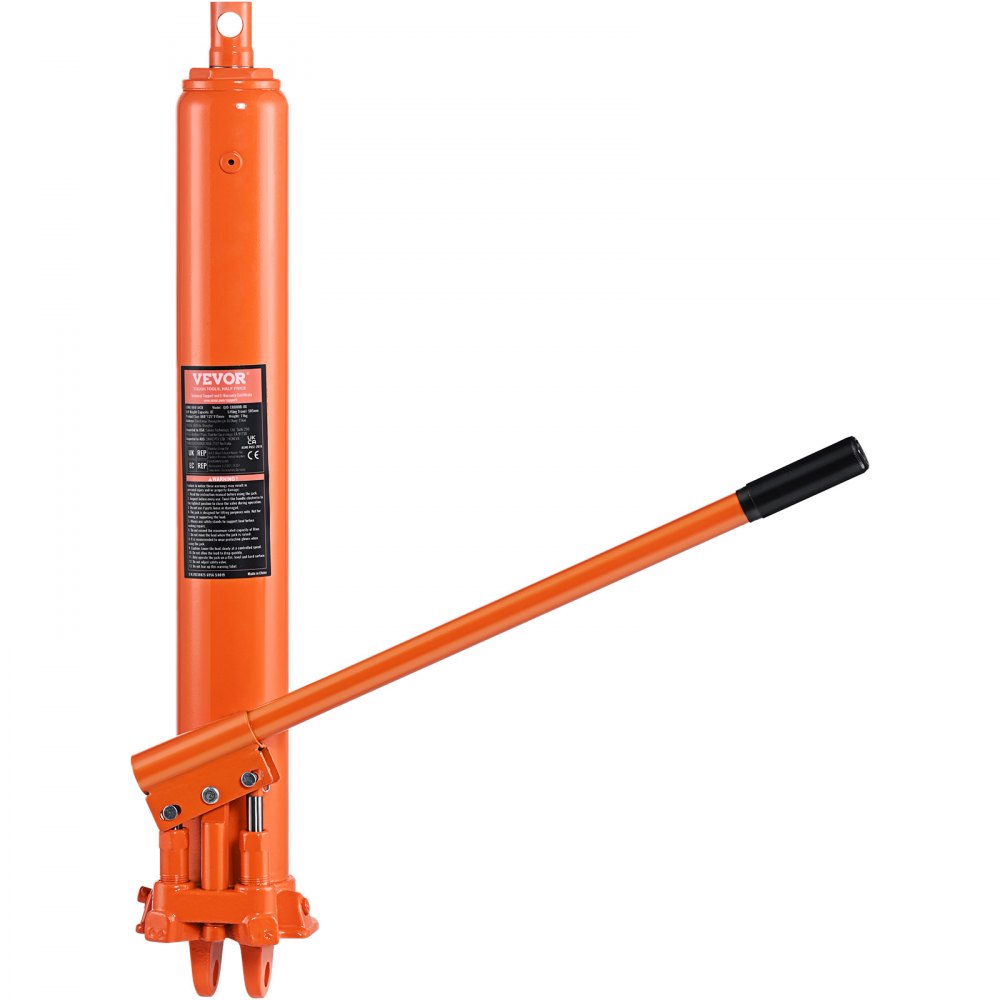 QJD-CB080B-00 - 8 Ton Dual Pump Hydraulic Long Ram Jack for Efficient Lifting