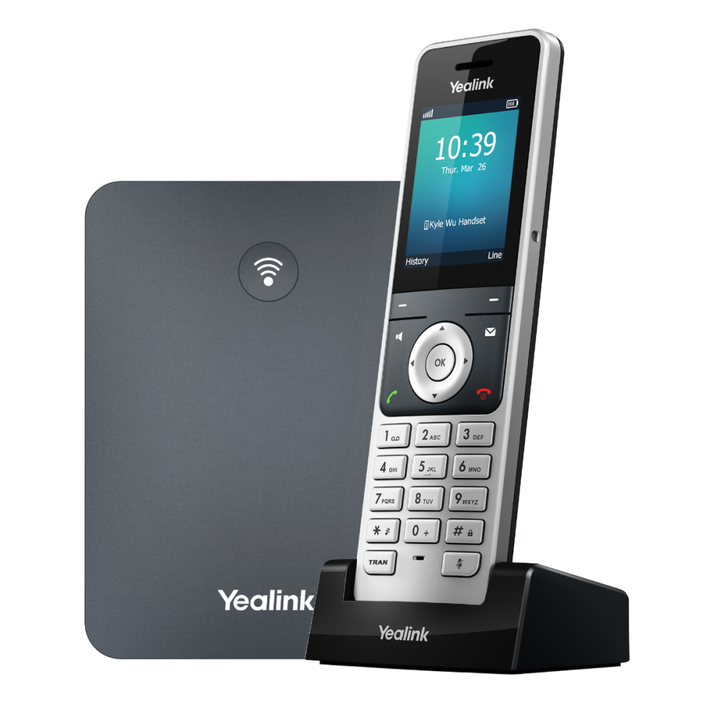 W76P - Versatile DECT Phone System with 10 Handset Compatibility