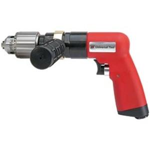 Universal Tool UT8896 1/2" Pistol Air Drill 0.9 HP 4.6 CFM 90 PSI 500 RPM