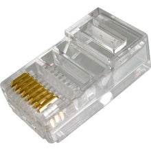 Vertical Cable 012-022-100 Cat 6 RJ45 Modular Plugs Gold Plated (Pack of 100)