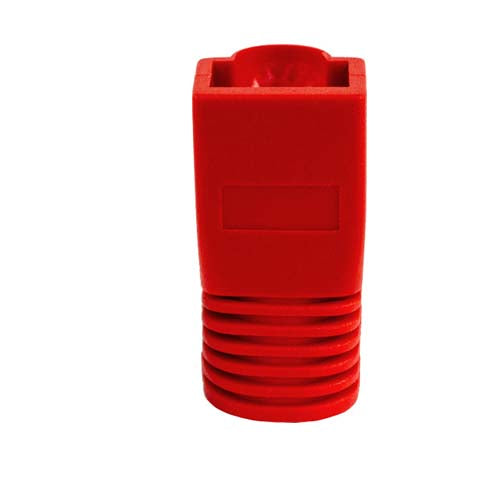 Vertical Cable 016-051RD-50 RJ45 Slip-On Boot Cat6/Cat6A Red (Pack of 50)
