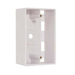 Vertical Cable 022-117WH/D Single Gang Surface Mount Junction Box White (Pack of 250)