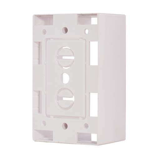 Vertical Cable 022-117WH/D Single Gang Surface Mount Junction Box White (Pack of 100)