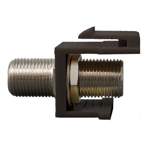 Vertical Cable 037-320BK F Keystone Insert Black