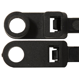 Vertical Cable 045-CT/M50/8BK 8″ Screw Mount Cable Ties c(UL) Listed Black (Pack of 100)