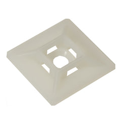Vertical Cable 045-MB/A/11/NT Adhesive Mounting Base for Cable Ties Natural (Pack of 100)