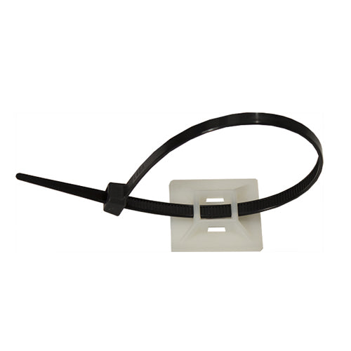 Vertical Cable 045-MB/S/11/NT Screw Type Mounting Base for Cable Ties Natural (Pack of 100)