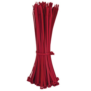 Vertical Cable 045-T50L2C2UL 15″ Cable Ties Plenum c(UL) Listed Red (Pack of 100)