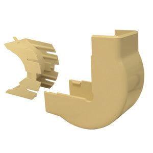 Vertical Cable 045-TSR1I-29-1 3/4" Surface Raceway External Corner Ivory (Pack of 10)