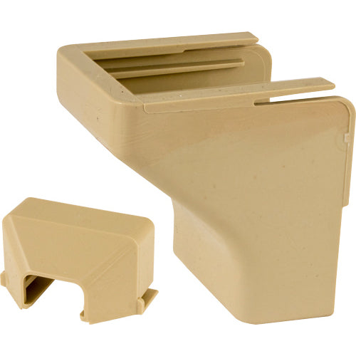 Vertical Cable 045-TSR1I-50 3/4" Surface Raceway Ceiling Drop Ivory (Pack of 10)