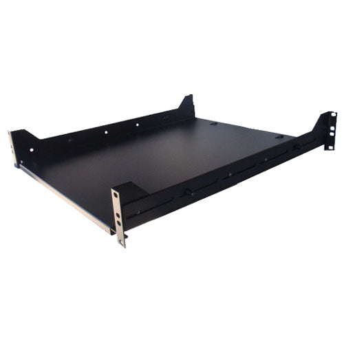 Vertical Cable 047-WAS-2400 2U 4 Point Heavy Duty Adjustable Shelf Black