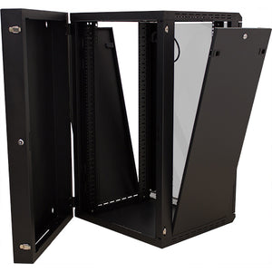 Vertical Cable 047-WHS-2060 20U Wall Mount Swing Out Enclosure Black