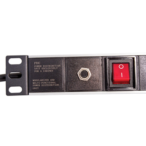 Vertical Cable 047-WPS-2000 8 Way PDU With Main Switch and Breaker 1U