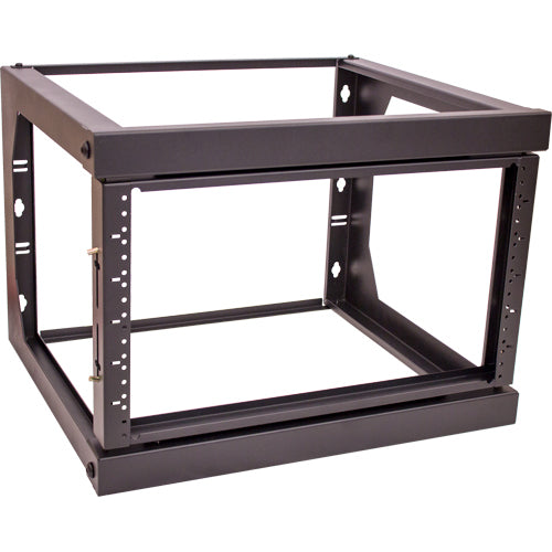 Vertical Cable 047-WSG-0654 6U Wall Mount Open Frame Rack Black