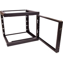 Vertical Cable 047-WSG-0854 8U Wall Mount Open Frame Rack Black