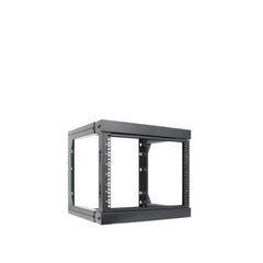 Vertical Cable 047-WSM-0826 8U Wall Mount Open Frame Rack Black