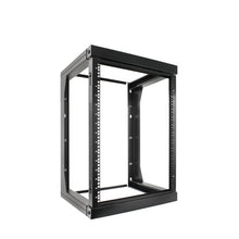 Vertical Cable 047-WSM-1626 16U Wall Mount Open Frame Rack Black