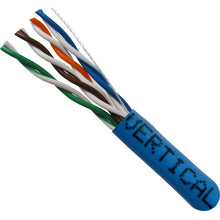 Vertical Cable 070-711/6LS/BL 23/8C CAT6 UTP Solid Bare Copper LSZH Jacket Cable 1000ft Blue