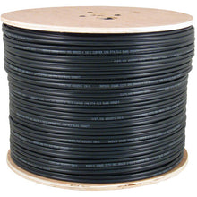Vertical Cable 069-558/S/CMXF 23/8C CAT6 CMXF Shielded Solid BC DB Gel Filled Cable 1000ft Black