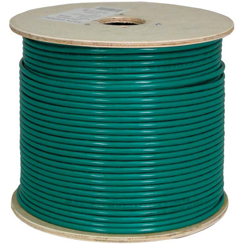 Vertical Cable Cat6A 10G, UTP, 23AWG, Solid Bare Copper, PVC, 1000ft Bulk  Ethernet Cable, Blue