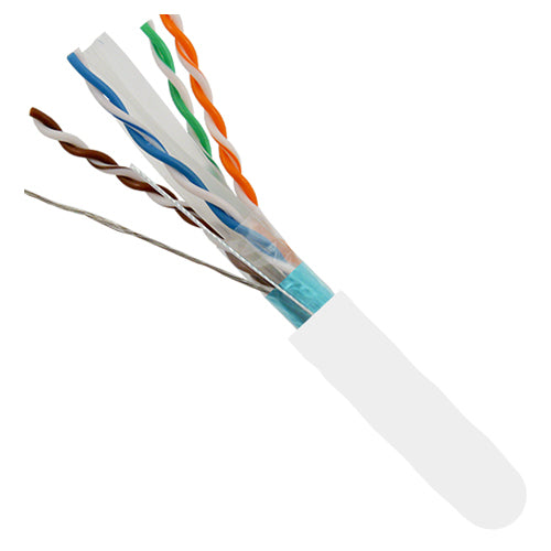 Vertical Cable 062-516/S/ST/WH 24/8C CAT6 F/UTP Shielded Stranded Bare Copper 1000ft Pull Box White