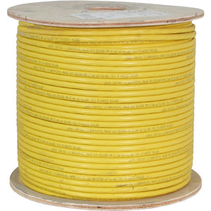 Vertical Cable 065-309/A/P/YL 23 AWG CAT6A Unshielded UTP Solid BC Cable Plenum Rated(CMP) 1000ft Spool Yellow