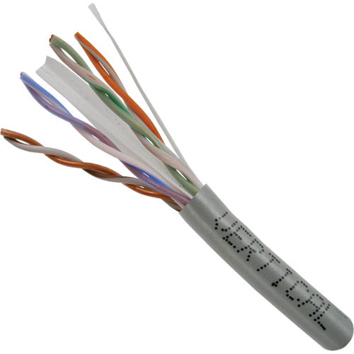 Vertical Cable 070-713/6LS/GY 23/8C CAT6 UTP Solid Bare Copper LSZH Jacket Cable 1000ft Gray