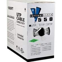 Vertical Cable 070-718/6LS/WH 23/8C CAT6 UTP Solid Bare Copper LSZH Jacket Cable 1000ft White