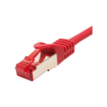 Vertical Cable 076-1079/25RD 26 AWG 25FT CAT6A Shielded Stranded BC Mold-Injected Patch Cord Red (Pack of 10)