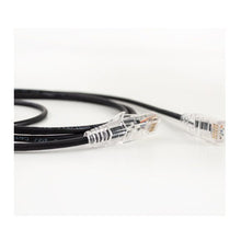 Vertical Cable 077-2082/14BK 28AWG CAT6A 14ft Stranded BC Mold-Injection-Snagless Patch Cord Slim Type Black