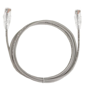 Vertical Cable 077-2013/05GY 28AWG CAT6A 6in. Stranded BC Mold-Injection-Snagless Patch Cord Slim Type Gray