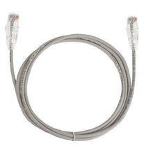 Vertical Cable 077-2022/1GY 28AWG CAT6A 1ft Stranded BC Mold-Injection-Snagless Patch Cord Slim Type Gray
