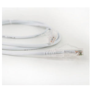 Vertical Cable 077-2053/5WH 28AWG CAT6A 5ft Stranded BC Mold-Injection-Snagless Patch Cord Slim Type White