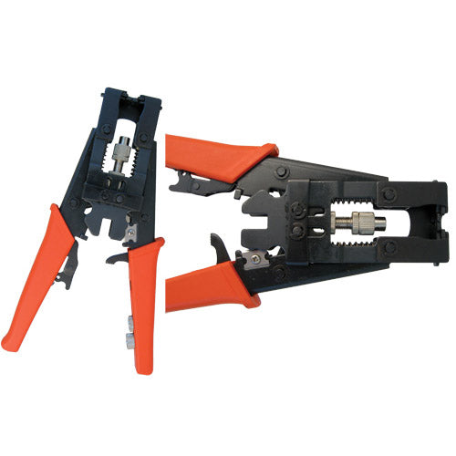 Vertical Cable 078-1018 Compression/Crimping Tool RCA BNC RG59 and RG6 Red Grip Handle
