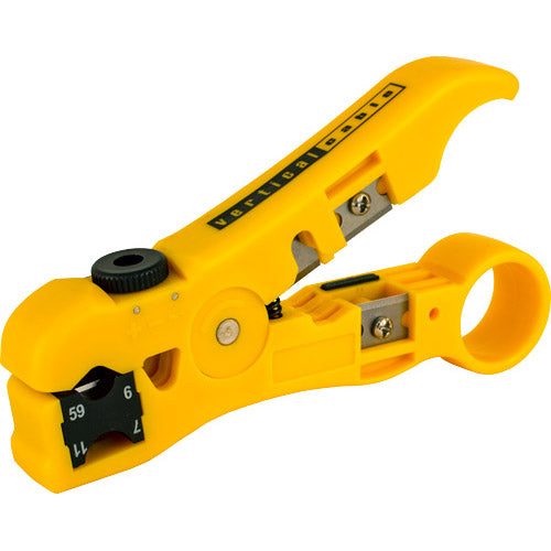 Vertical Cable 078-1022 Universal Stripping Tool RG59 RG6 RG7 RG11 CATs Flat Telephone Wire