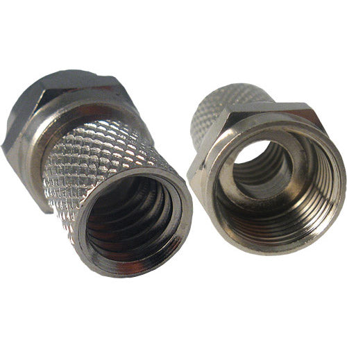 Vertical Cable 083-1042/Q Quad Shield RG6 Twist-On Type Connector (Pack of 100)