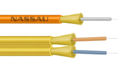 Prysmian and Draka Cable 1 Fiber Count 516 Cable Type ezINTERCONNECT Indoor Tight Buffered Riser Rated Cables OFNR/FT4