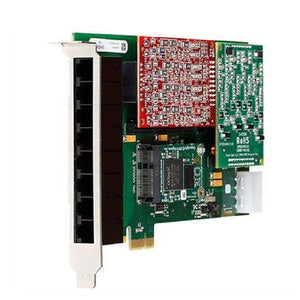 Digium 1A8B00F 8 Port Modular Analog PCI-Express x1 Card