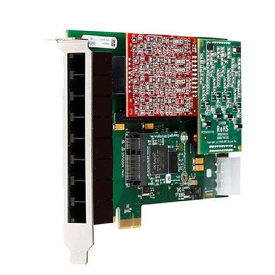 Digium 1A8B06F 8 Port Modular Analog PCI-Express x1 Card