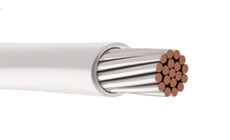 M22759/18-24-92 24 AWG Tin Plated Copper Conductor Extruded Tefzel ETFE 600V White Red Cable