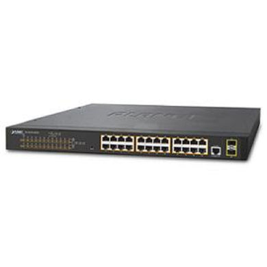 Planet GS-4210-24P2S 24-Port POE Gigabit Ethernet Switch