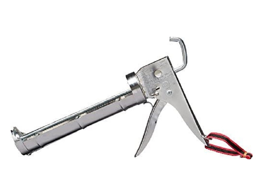 Dripless CC200 10oz/300ml Chrome Body Ratchet Rod Pro Caulker Gun (Pack of 12)