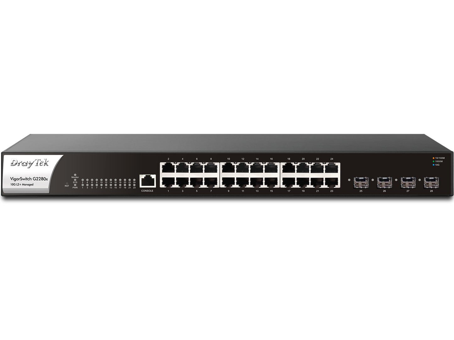 DrayTek VigorSwitch G2280x 28-Port Layer 2+ Managed 10G Switch