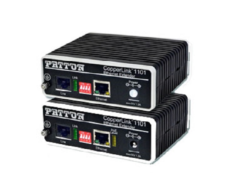 Patton CL1101E/PAFA/BNC/EUI-2PK Industrial CopperLink PoE Extender Kit