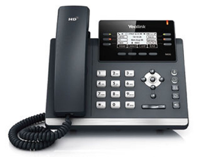 Yealink SIP-T42S 2.7" Graphical LCD with Backlight SIP for Business IP Phone