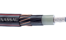 Prysmian Cable 1/0 AWG 25kV 133% Copper Three Phase One Third Neutral TRXLPE URD Medium Voltage Utility Cables QA8000A