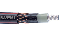 Prysmian Cable 1/0 AWG 35kV 100% Aluminum TRXLPE URD CSA Three Phase One Third Neutral Medium Voltage Utility Cables QBQ00ZC