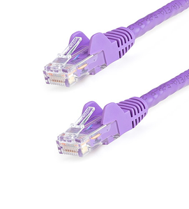 3' CAT6 6 Gigabit 650MHz 100W PoE UTP Snagless W/Strain Relief Ethernet Cable
