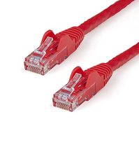 125' CAT6 6 Gigabit 650MHz 100W PoE UTP Snagless W/Strain Relief Ethernet Cable